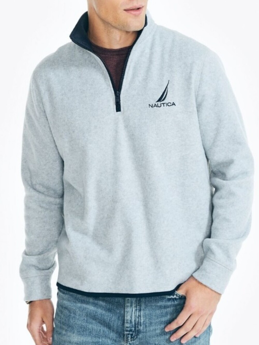 Nautica 1/4 Zip Fleece Pullover size 3XL